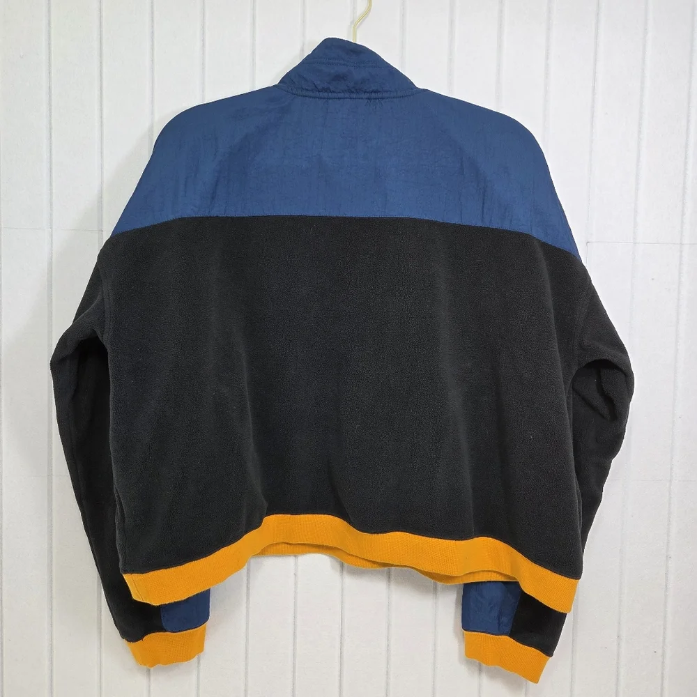 Nike Polar Fleece Half Zip Blue Orange Size‎ XL